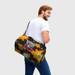 Сумки спортивные Тралалера Тралала брейнрот мем - Акула в кроссовка, цвет: 3D-принт — фото 2