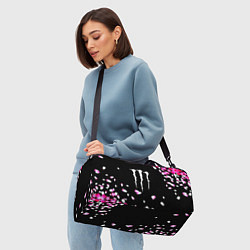 Сумки спортивные Monster energy sakura, цвет: 3D-принт — фото 2