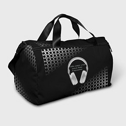 Сумки спортивные Музыка - цитата, цвет: 3D-принт