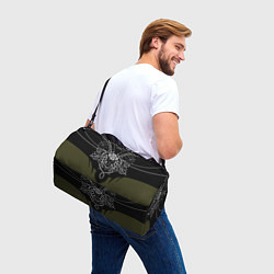 Сумки спортивные Символика белобога - излучающая свет, цвет: 3D-принт — фото 2