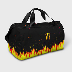 Сумки спортивные Monster energy fire steel, цвет: 3D-принт