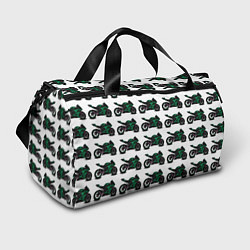 Сумки спортивные Motorbike dark green, цвет: 3D-принт