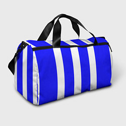 Сумки спортивные Color white blue line, цвет: 3D-принт