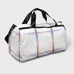Сумки спортивные Neon white orange blue, цвет: 3D-принт