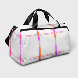 Сумки спортивные Neon white orange pink, цвет: 3D-принт