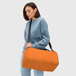 Сумки спортивные Color orange stripe, цвет: 3D-принт — фото 2