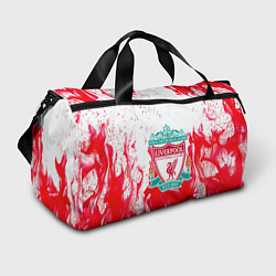 Сумки спортивные Liverpool розовый огонь, цвет: 3D-принт