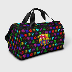 Спортивная сумка Barcelona neon games logo