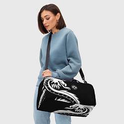 Сумки спортивные Borussia дракон белый, цвет: 3D-принт — фото 2