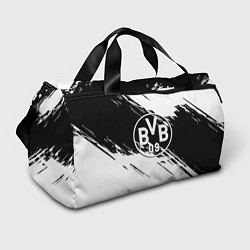 Спортивная сумка Borussia черно белые полосы
