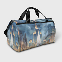 Сумки спортивные Новый год в Москве, цвет: 3D-принт