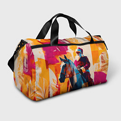 Спортивная сумка Дед Мороз на коне