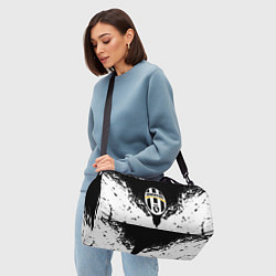 Сумки спортивные Ювентус краски всплеск текстура, цвет: 3D-принт — фото 2