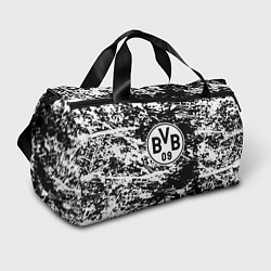 Сумки спортивные Боруссиа белые краски, цвет: 3D-принт