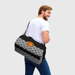 Сумки спортивные Манчестер Юнайтед люди паттерн, цвет: 3D-принт — фото 2