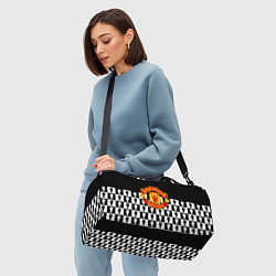 Сумки спортивные Манчестер Юнайтед люди паттерн, цвет: 3D-принт — фото 2