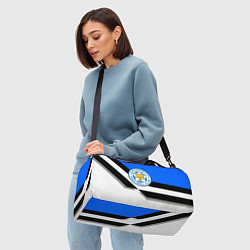 Сумки спортивные Лестер сити геометрия полосы, цвет: 3D-принт — фото 2