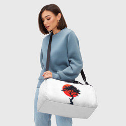 Сумки спортивные Японское дерево и солнце, цвет: 3D-принт — фото 2