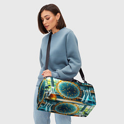 Сумки спортивные Вирус в лаборатории, цвет: 3D-принт — фото 2