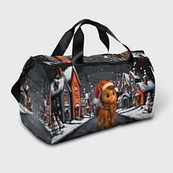 Сумки спортивные Новогодняя лошадка 2026 год, цвет: 3D-принт