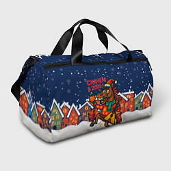 Сумки спортивные Скачем в 2026 - лошадь с балалайкой, цвет: 3D-принт