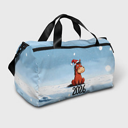Сумки спортивные Сердитая лошадка 2026, цвет: 3D-принт