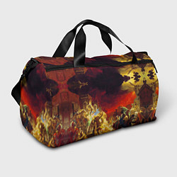 Сумки спортивные Брюллов Последний день Помпеи, цвет: 3D-принт