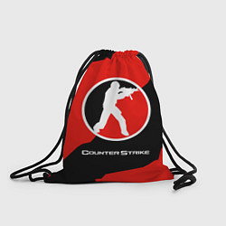 Рюкзак-мешок CS:GO Red Style, цвет: 3D-принт