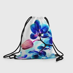 Рюкзак-мешок Фиолетовая орхидея, цвет: 3D-принт