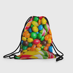Рюкзак-мешок Сладкие конфетки, цвет: 3D-принт