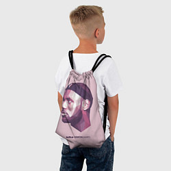 Рюкзак-мешок LeBron James: Poly Violet, цвет: 3D-принт — фото 2