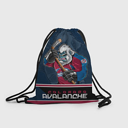 Рюкзак-мешок Colorado Avalanche, цвет: 3D-принт