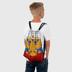 Рюкзак-мешок Россия: полигоны, цвет: 3D-принт — фото 2