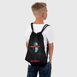 Рюкзак-мешок Mr Robot, цвет: 3D-принт — фото 2