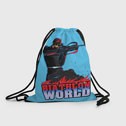 Рюкзак-мешок Biathlon world, цвет: 3D-принт
