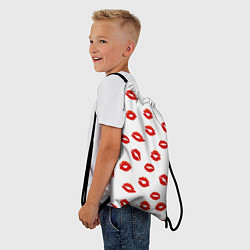 Рюкзак-мешок Поцелуйчики, цвет: 3D-принт — фото 2