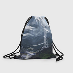 Рюкзак-мешок Горы Алтая, цвет: 3D-принт