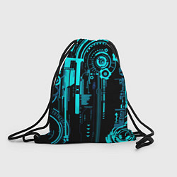 Рюкзак-мешок Техно, цвет: 3D-принт