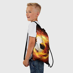 Рюкзак-мешок Огненная стихия, цвет: 3D-принт — фото 2