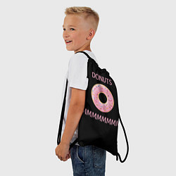 Рюкзак-мешок Donuts, цвет: 3D-принт — фото 2