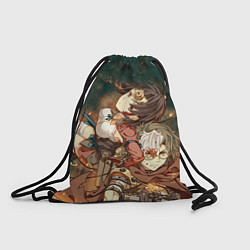 Рюкзак-мешок Воин крепости, цвет: 3D-принт