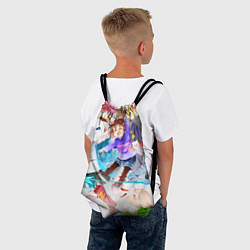 Рюкзак-мешок Герои подземелья, цвет: 3D-принт — фото 2