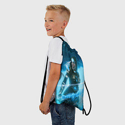 Рюкзак-мешок Мороз, цвет: 3D-принт — фото 2
