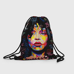 Рюкзак-мешок Ямайка, девушка, цвет: 3D-принт