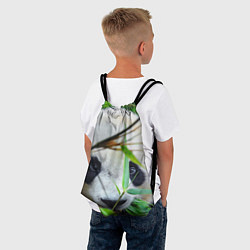 Рюкзак-мешок Панда в лесу, цвет: 3D-принт — фото 2