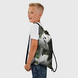 Рюкзак-мешок Большая уставшая панда, цвет: 3D-принт — фото 2