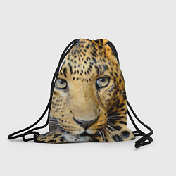 Рюкзак-мешок Улыбка леопарда, цвет: 3D-принт