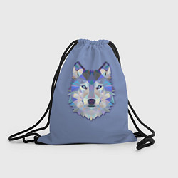 Рюкзак-мешок Геометрический волк, цвет: 3D-принт