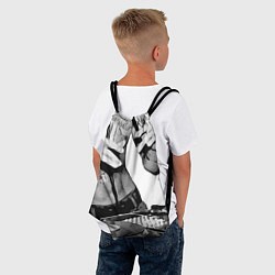 Рюкзак-мешок Брюс Ли Dj, цвет: 3D-принт — фото 2