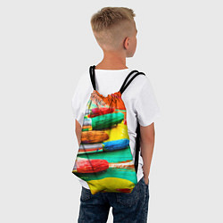 Рюкзак-мешок Кисти и краски, цвет: 3D-принт — фото 2